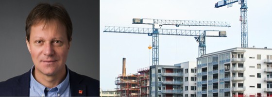 Lennart Weiss, kommersiell direktör på byggbolaget Veidekke, varnar för att kollapsen inom bostadsbyggandet även kan förvandlas till en samhällsbyggnadskris.