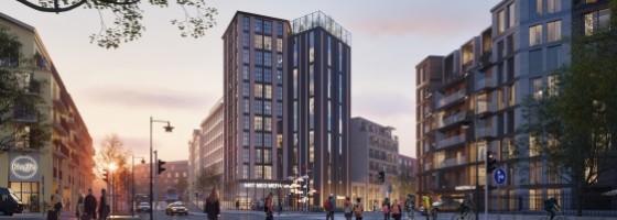 I det nya kvarteret vid Kvarnbygatan, granne med ett av Forsåkers kommande mobilitetshus, ska cirka 140 bostäder med kvalitetshöjande boendemöjligheter byggas.