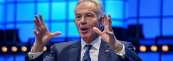 Tidigare premiärministern Tony Blair.