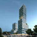 Genova och Fastator vill bygga ett 30 våningar högt bostadshus. 