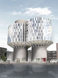 NCC Property Development säljer kontorsprojektet Silo i Köpenhamns hamn för cirka 455 miljoner kronor.