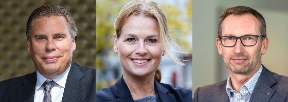 Max Barclay, Head of Newsec Advisory i Newsec, Lena Molund-Tunborn, vd i Bostads AB Poseidon och Reine Johansson, vd för HSB Göta, är nya medlemmar i Fastigos styrelse.