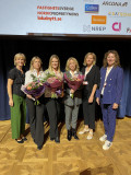 Kristina Alvendal, Elina Lind Jörgensen, Sofia Malmsten, Nickie Excellie, Caroline Arehult och Biljana Pehrsson.