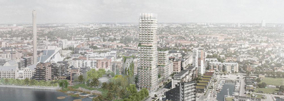 Förslaget Habitat vann arkitekttävlingen för Limhamns silor. Det är framtaget av team Nilsson Rahm Arkitekter + Johan Dehlin Arkitektkontor + 6a architects.