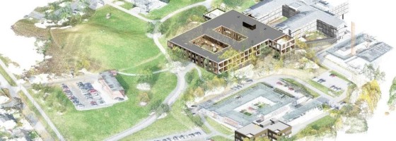Skanska bygger psykiatrisjukhus i Lørenskog.