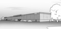 Terminalen som Logistic Contractor ska bygga åt Catena rymmer 10 000 kvadratmeter lokalytor. 