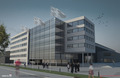 Ett nytt kontorshus ska byggas intill Behrn Arena i Örebro.